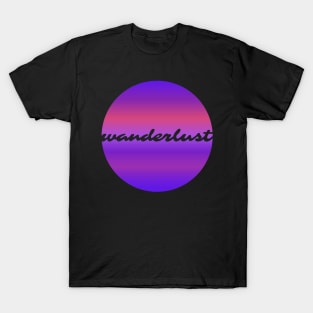 Wanderlust Gradient Sunset T-Shirt